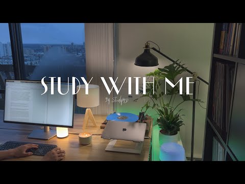 3 HOUR STUDY WITH ME 🌿 / Quiet Piano / Pomodoro 45
