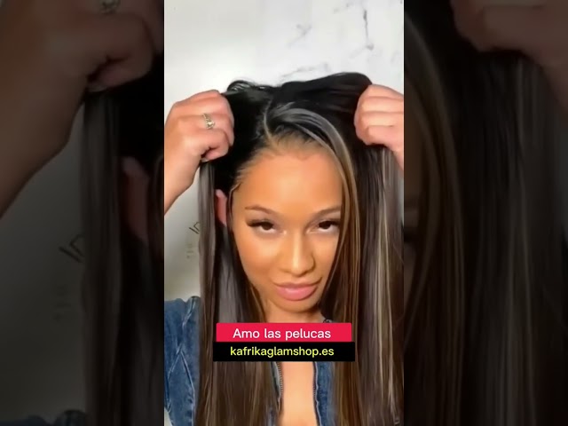 Vídeo relacionado con FESHFEN Pelucas Onduladas Largas - Peluca Lace Front Castaño Medio Pelucas Largo pelo Natural Sintético Wigs para Mujeres Fiesta Carnaval, 60 cm