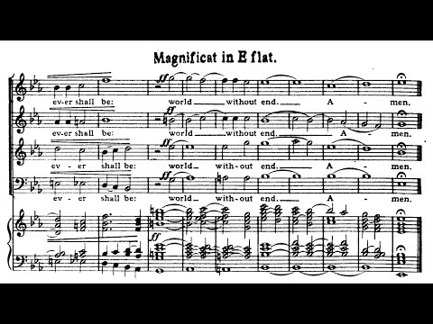 Charles Wood - Magnificat in E-Flat Major. {w/ score.}