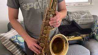 Video thumbnail for 1965 127,xxx Selmer Mark VI Tenor Saxophone Demo, www.dcsax.com by DC Sax