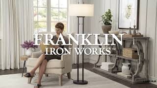 Video About The Roscoe Bronze Twin Pole Floor Lamp