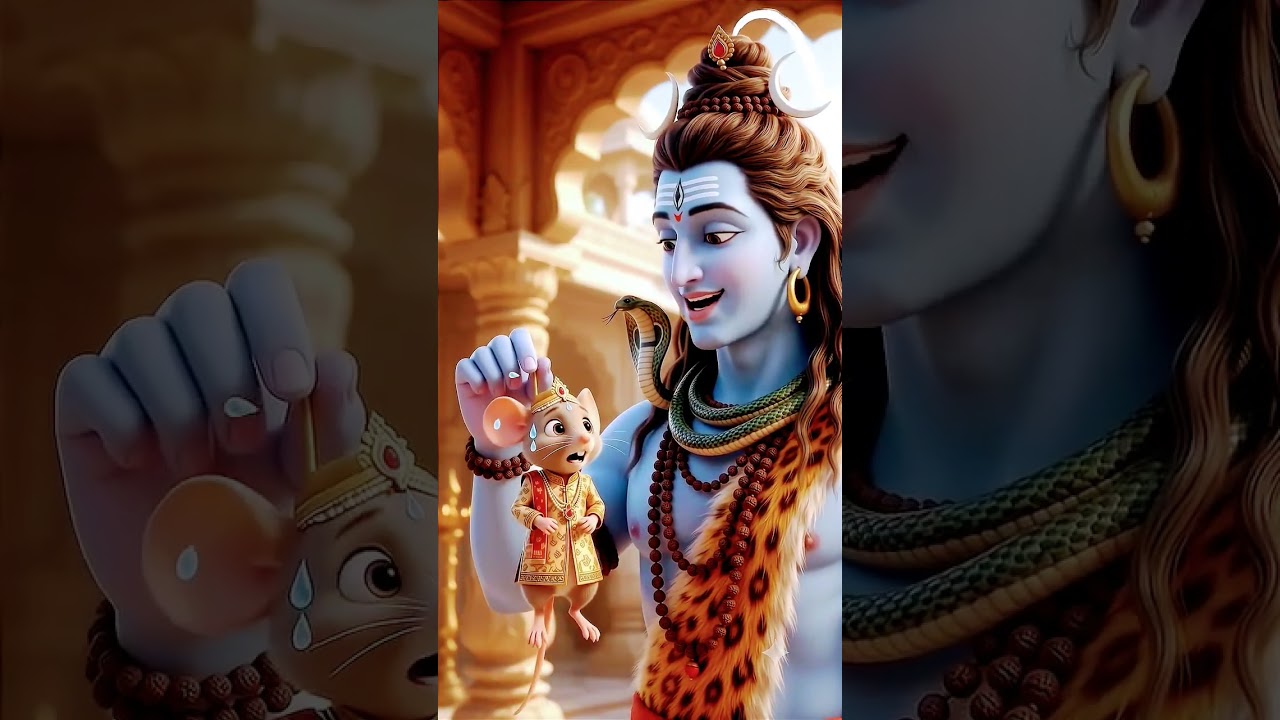 बाल गणेश जी और महादेव का अद्भुत मिलन 🙏❤️ | देखकर दिल छू जाएगा #shorts #mahaaarti #mahatmyam #katha