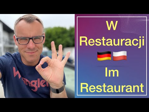 🇩🇪🇵🇱 W restauracji | im Restaurant | Język niemiecki | Jak zamówić jedzenie i picie