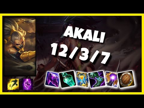 Akali vs Camille Top 10.24 Challenger S11 Gameplay (12/3/7) - EU