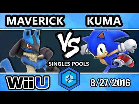 Shine 2016 Smash 4 - Maverick (Lucario) Vs. Kuma (Sonic) SSB4 R2 Pools - Smash Wii U