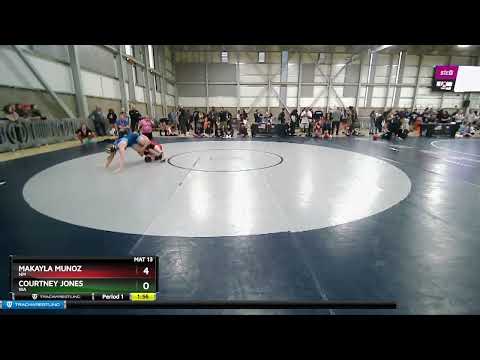 65 Lbs Champ. Round 1 - Makayla Munoz, NM Vs Courtney Jones, WA 8287