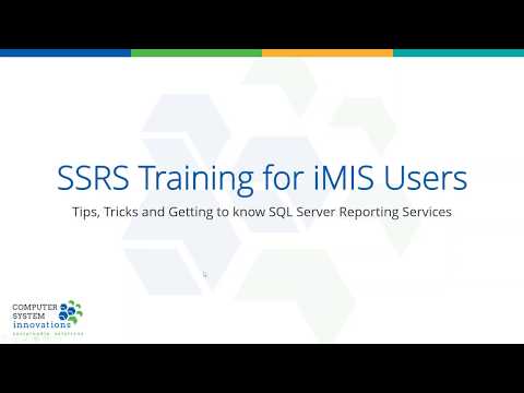 iMIS | SSRS Training