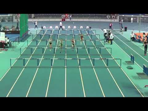 Ogólnopolskie zawody lekkoatletyczne - Toruń - 27.01.2019r. - 60 m ppł - K U20 - bieg 1/1