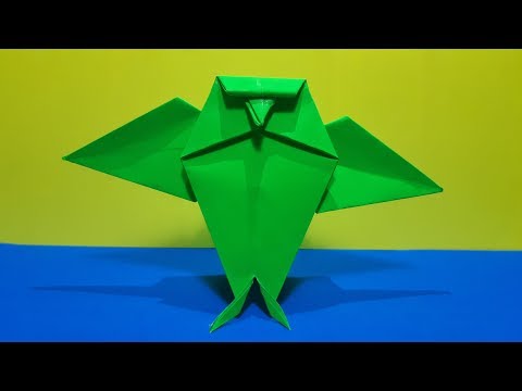 como fazer uma coruja de origami
