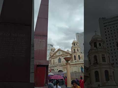 This iconic Plaza Miranda in front of Quiapo Church. # #ytshorts #history