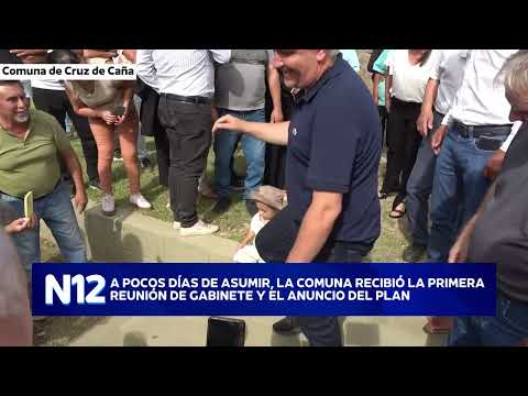 🏛️ Visita del Gobernador Martín Llaryora a la Comuna de Cruz de Caña - Matías Gallardo Discurso
