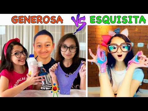 TIPOS DE CRIANÇAS FAZENDO SLIME #8 GENEROSA VS ESQUISITA | Luluca