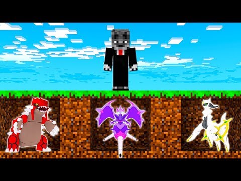 DUVIDO VOCÊ ADIVINHAR O POKEMON LENDARIO CERTO - MINECRAFT PIXELMON MOD