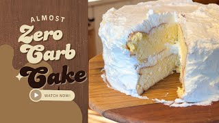 Delicious (almost) Zero Carb Cake, Kelly Hogan’s Oopsie Cake with a twist #healthy #food #recipe