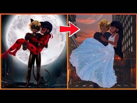 Miraculous Ladybug And Catnoir - Miraculous Transformation - Cartoon Art