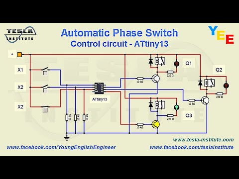 Automatic Phase Switch - Control circuit - ATtiny13