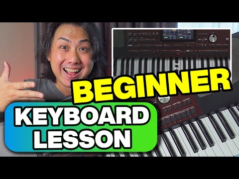 Your 1st Beginner Keyboard Piano Lesson - Getting Started