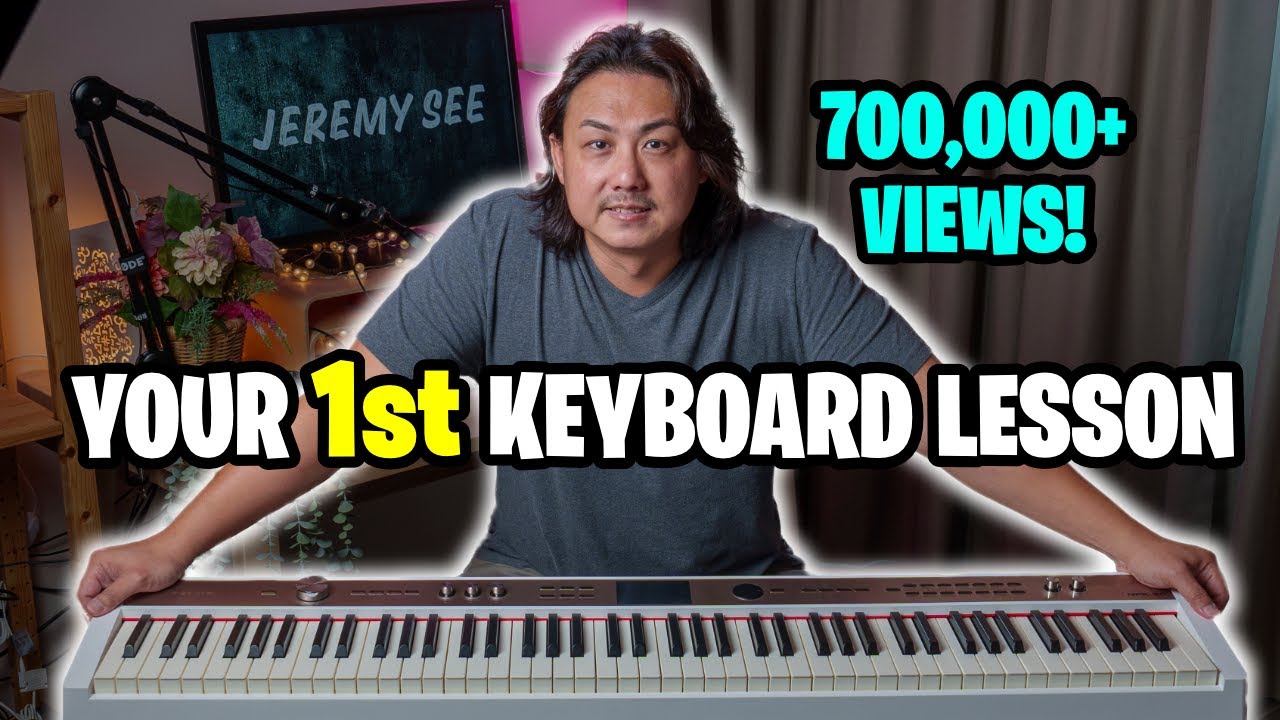 Your 1st Beginner Keyboard Piano Lesson - Getting Started