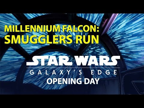 Opening Day Millennium Falcon: Smugglers Run Ride Through!   Star Wars: Galaxy's Edge   Disneyland