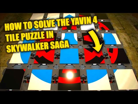 How to solve the Yavin 4 Tile Puzzle in The Skywalker Saga