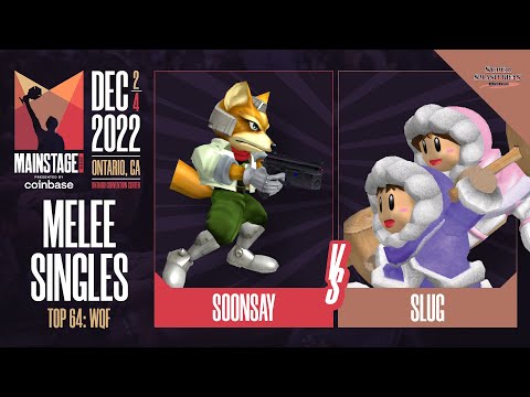 Soonsay (Fox) vs SluG (Ice Climbers) - Melee Top 64 Winners Quarter-Final  - Mainstage 2022