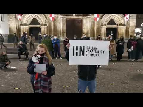 Manifestazione pacifica delle attività chiuse dal DPCM ad Asti