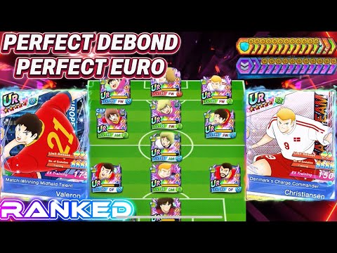 PERFECT DEBOND WITH PERFECT EURO TEAM RISING SUN. RANKED SUPERSTARS. CAPTAIN TSUBASA DREAM TEAM