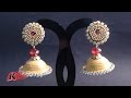 DIY Paper Quilling Jhumka and Stud | How to make | JK Wedding Craft