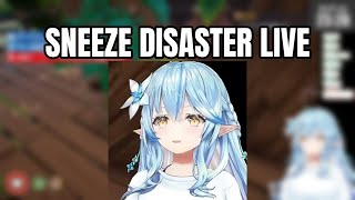 Lamy Sneezes Mid-Game and Has to Blow Her Nose on Stream | Yukihana Lamy