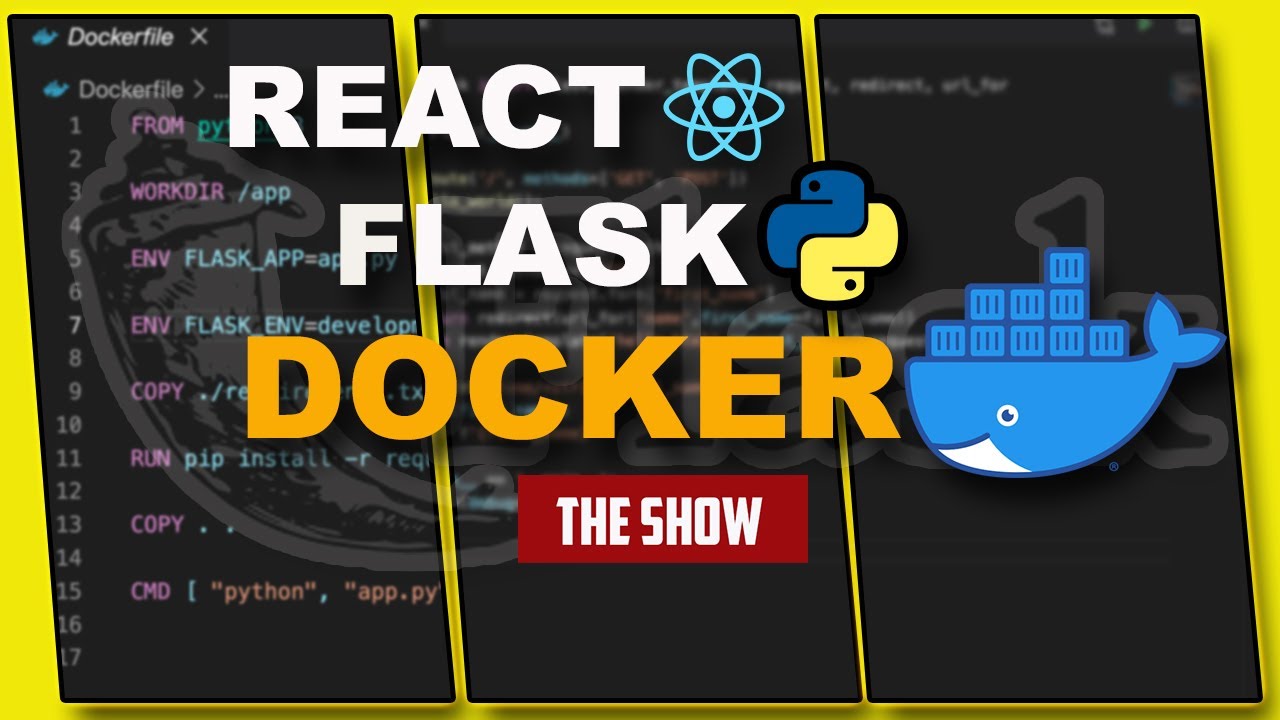 How To Connect Docker With Python Flask And ReactJS FrontEnd | Docker Flask React Made Easy| 2021 HD