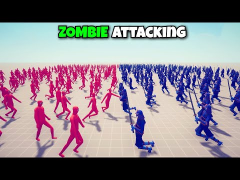 MELEE UNITS VS ZOMBIES - Totally Accurate Battle Simulator TABS