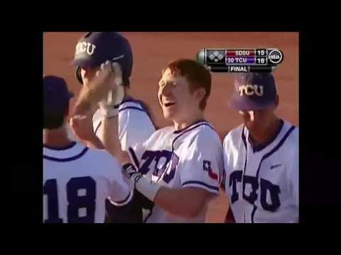 TCU Horned Frogs Brett Johnson Walk-off Hit vs SDSU MWC Tournament