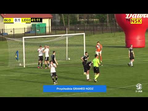 tv.nsk.pl [0:2 Jakub Kisiel 42] Błonianka Błonie - Legia II Warszawa 0:2 (0:2) 2023-04-28 17:30