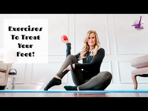 TREAT YOUR FEET | Exercises To Release Foot Tension | Exercises For Foot Nerve Pain