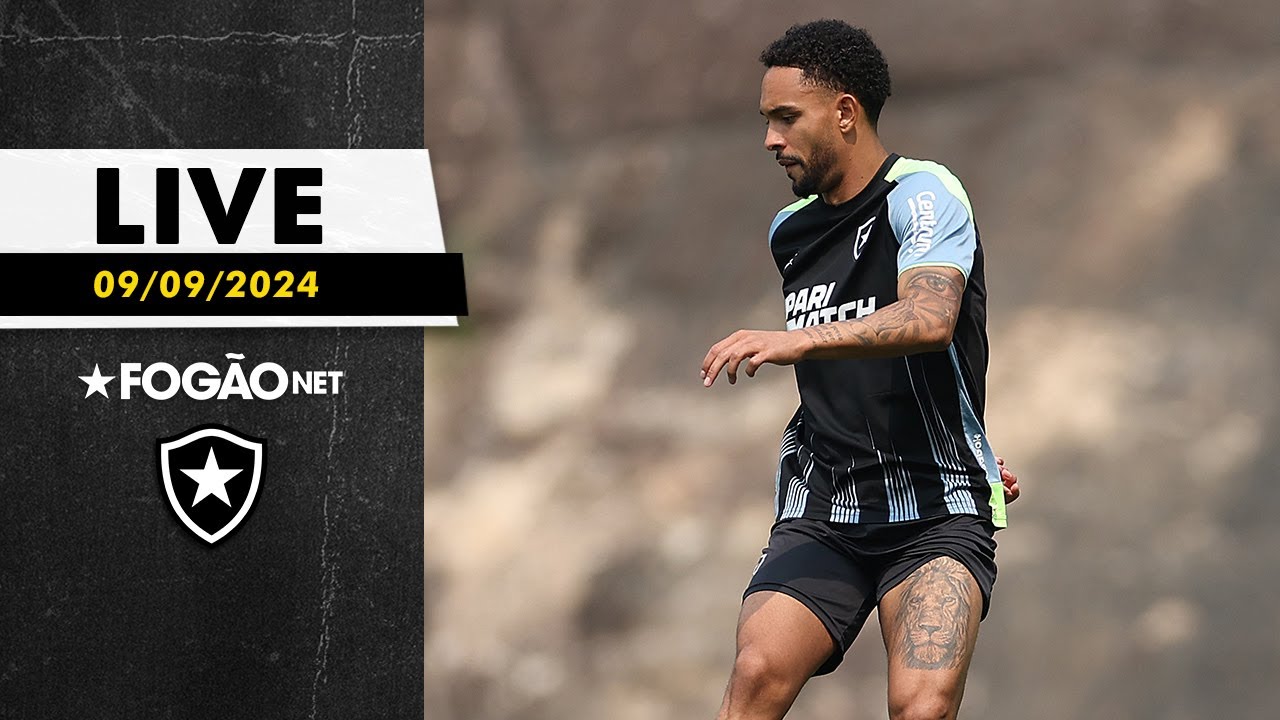 LIVE | Botafogo volta ao trabalho e inicia preparação para encarar o Corinthians