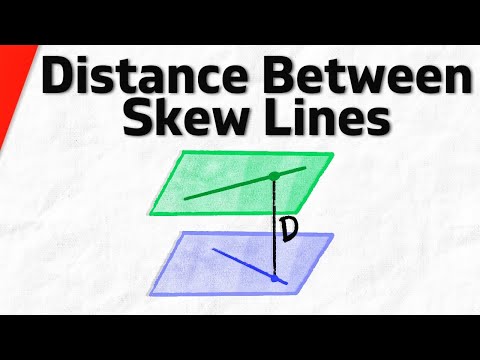 Shortest Distance Between Two Skew Lines | Calculus 3