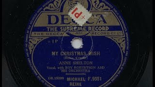 Anne Shelton &#39;My Christmas Wish&#39; 1950 78 rpm