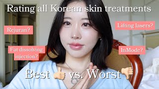 *BEST* Korean skin treatments in 2025!! (ft. rejuran, pico, fat dissolving treatments, etc!)