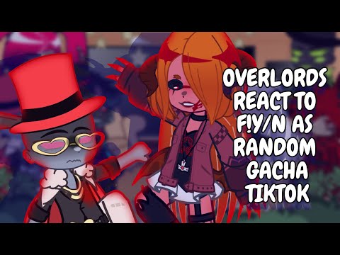 Overlords React To F!Y/N As New Overlord As Random Gacha TikTok || Gacha React