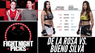 UFC Fight Night: Montana De La Rosa vs. Mayra Bueno Silva Prediction