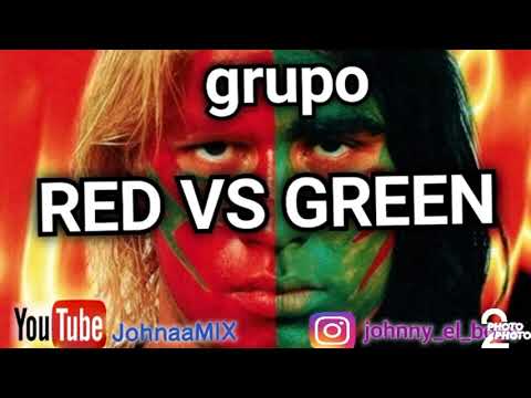 CUMBIA GRUPO RED VS GREEN.#tropicalmusic  #red