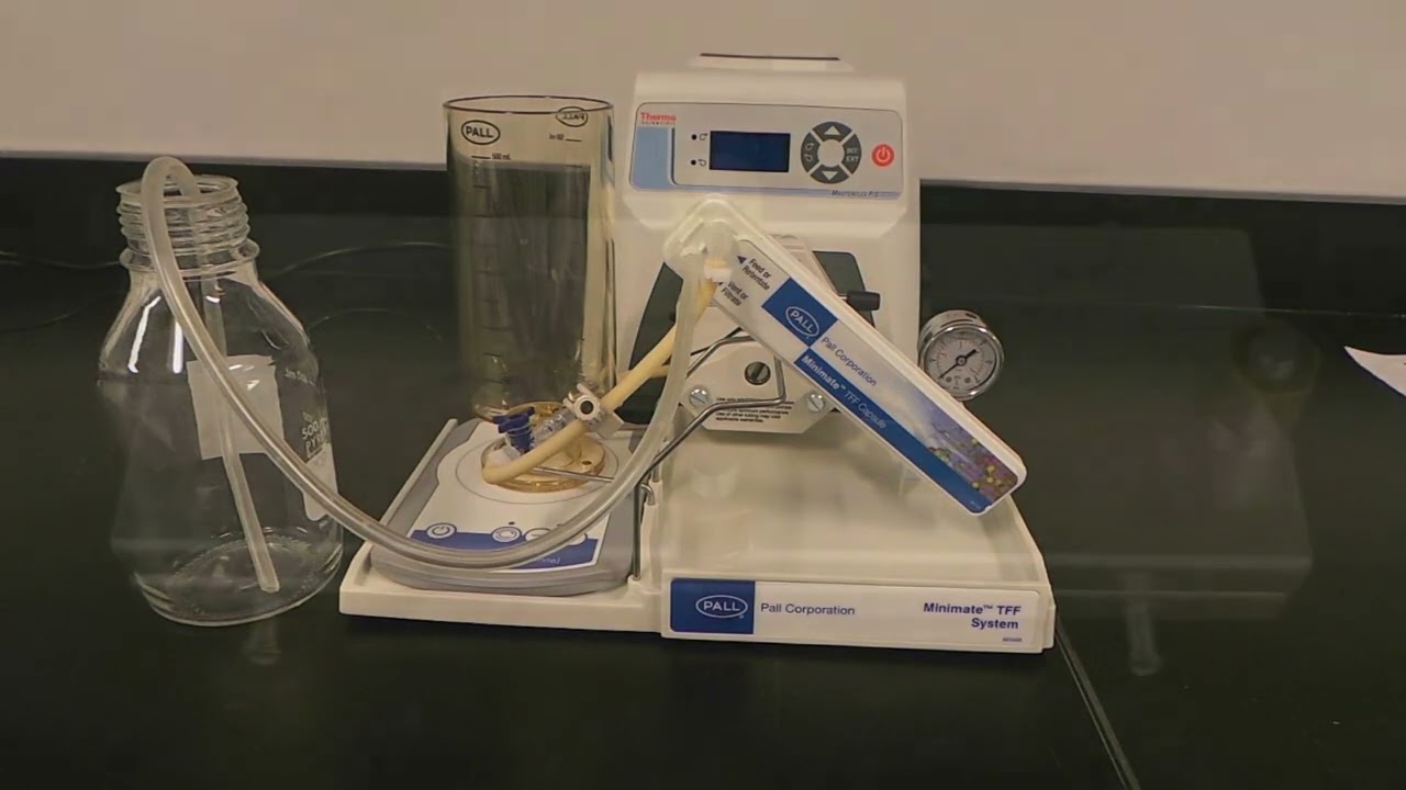 Assembly of the Pall Minimate™ Tangential Flow Filtration TFF System