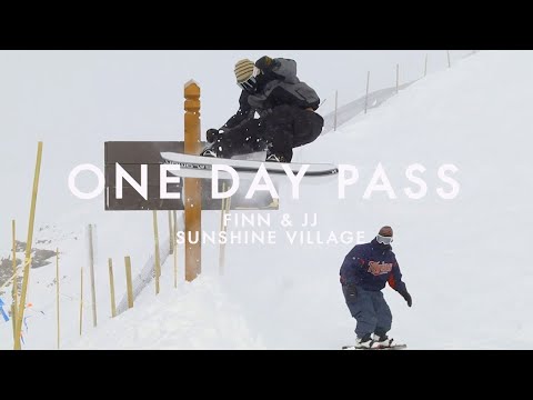 ONE DAY PASS - Finn and JJ at Sunshine Village.