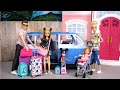 Barbie Ken Doll Family Pack For Vacation Airport Adventures