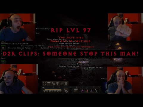 D2R CLIPS S3E04 -  HIGH LVL HC DEATHS, THIS BUG IS STILL NOT FIXED, YOU WONT BELIEVE HIS DROPS!!!