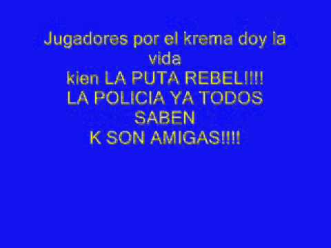 "La puta rebel (con letra)" Barra: Ritual Del Kaoz • Club: América • País: México