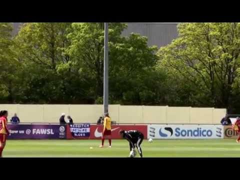 Women's Football Diaries 2014 - Tyreso FF Warm Up