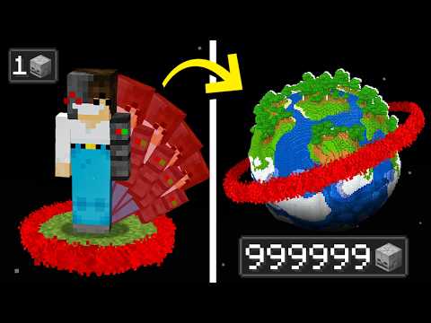 Minecraft, But My Deaths = World Size