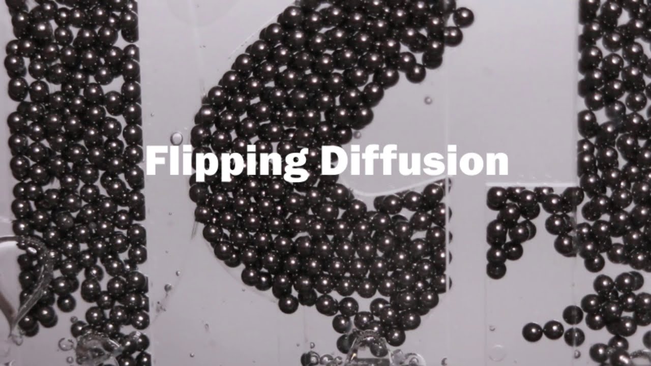 Flipping Diffusion: Physical Interactive Typography(Just do it.)