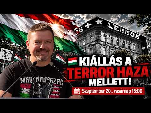 Huth Gergely - Tüntetés a Terror Háza Múzeum előtt- HírTV